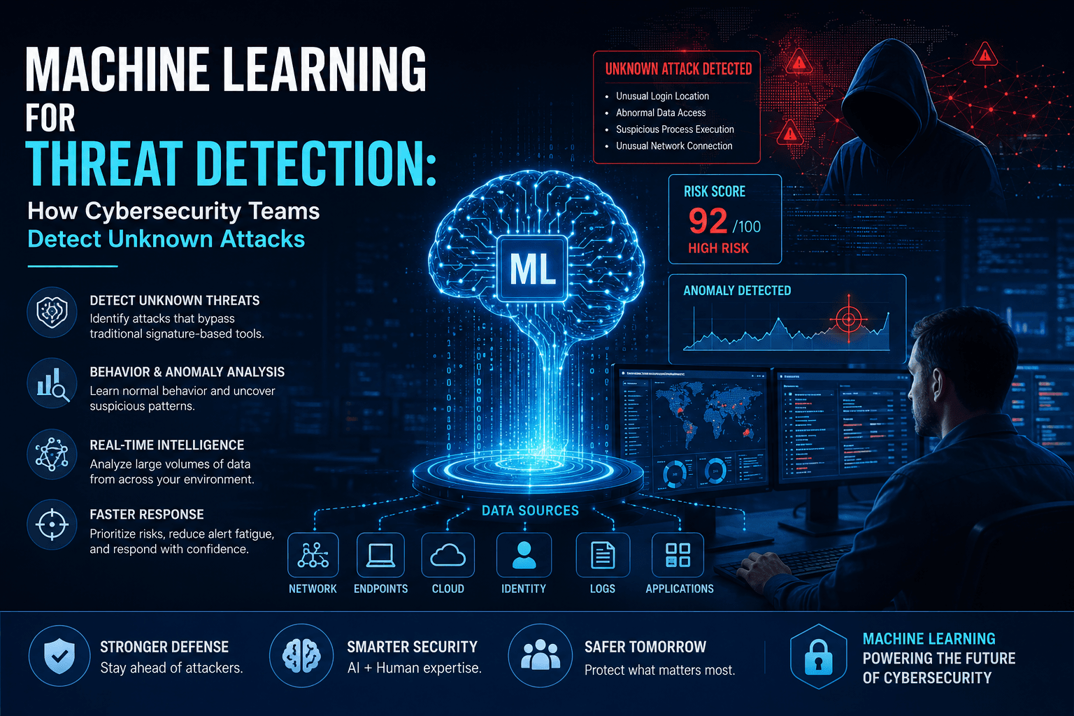 Machine Learning for Threat Detection: How Cybersecurity Teams Detect Unknown Attacks